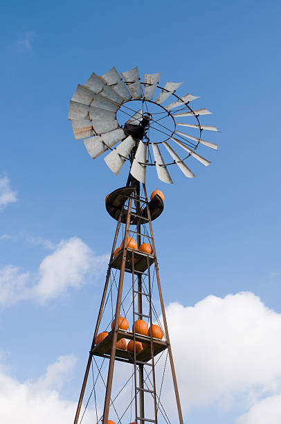 Windmill stock photo