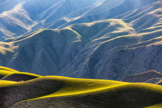 istock Aerial view Mountain grassland scenery in Xinjiang 1173845819