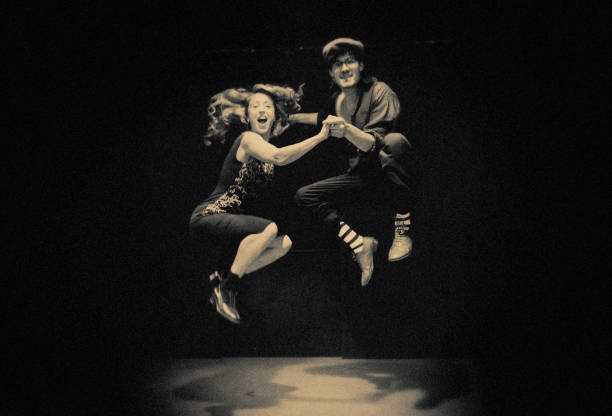 istock The swing dancers on the stage 1173855073