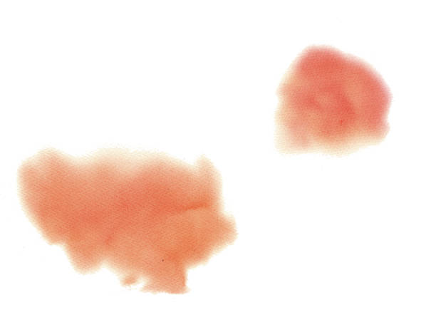 istock Hand painted abstract Watercolor Wet yellow and orange stains isolated on white background. 1173877828