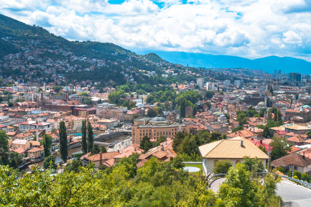 istock Panoramic View of Sarajevo 1173878225