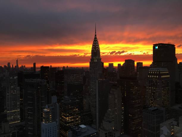 istock Sunset in New York 1173878704