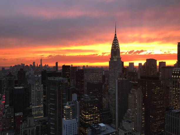 istock Sunset in New York 1173878725
