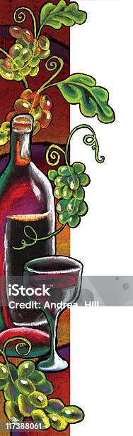 パステルカラーのワインのボーダー - つる草のベクターアート素材や画像を多数ご用意 - つる草, アルコール飲料, イラストレーション