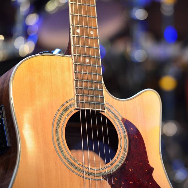 istock Acoustic guitar close up 1173891807
