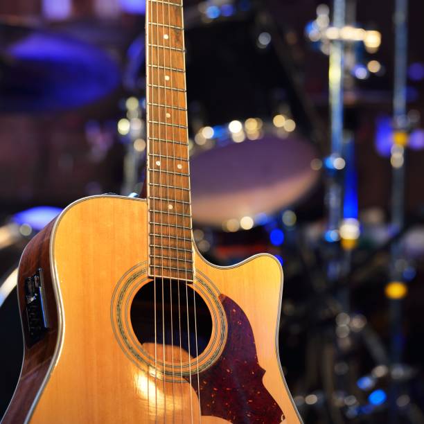 istock Acoustic guitar close up 1173891817