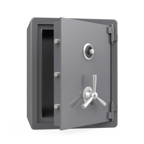 istock Steel Safe Box Isolated 1173892653