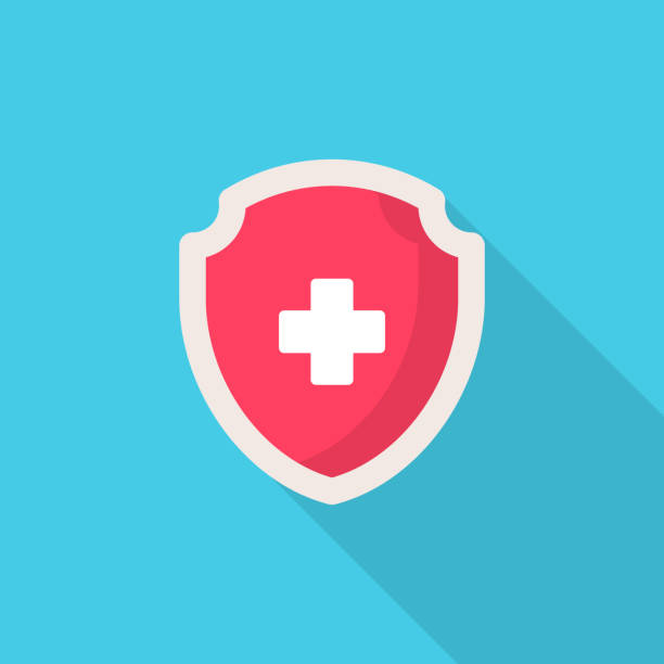 Shield Flat Icon. Pixel Perfect. For Mobile and Web. Shield Flat Icon. patient patterns stock illustrations