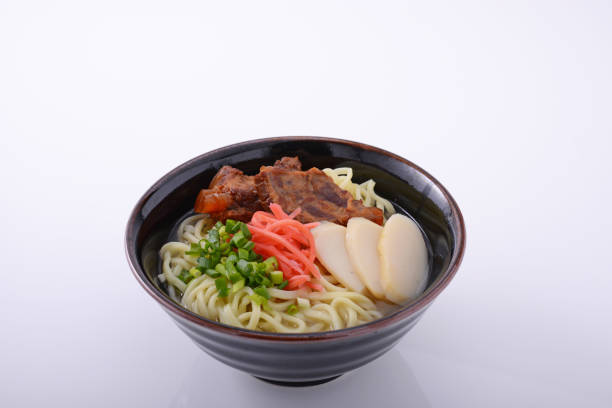 istock Delicious Okinawa soba noodle 1173908115