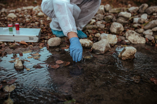 istock Scientist examing toxic water 1173917327