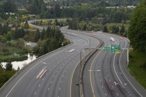 istock Interstate 5 During The Morning Near Olympia, Washington 1173917601