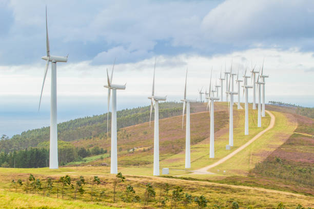 istock Wind turbines of a wind farm 1173921785