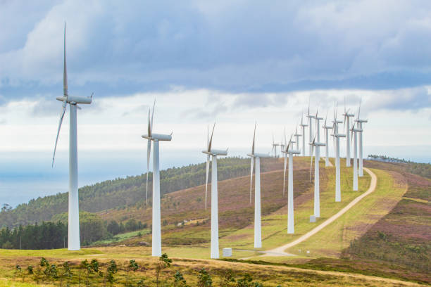istock Wind turbines of a wind farm 1173921804