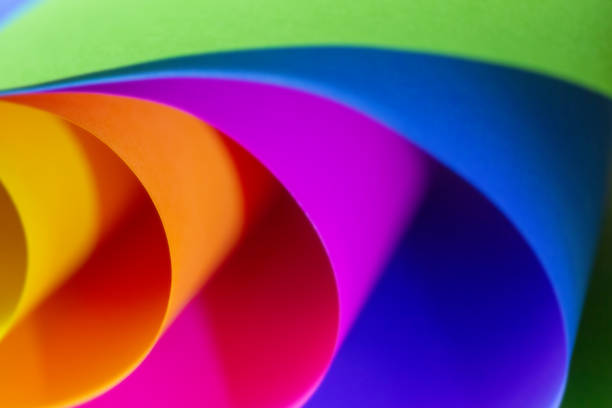 Geometric pattern in paper