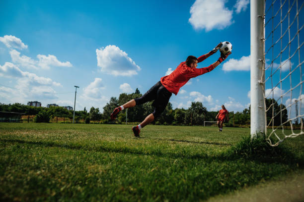 istock Successful teenager goalkeeper 1173934377