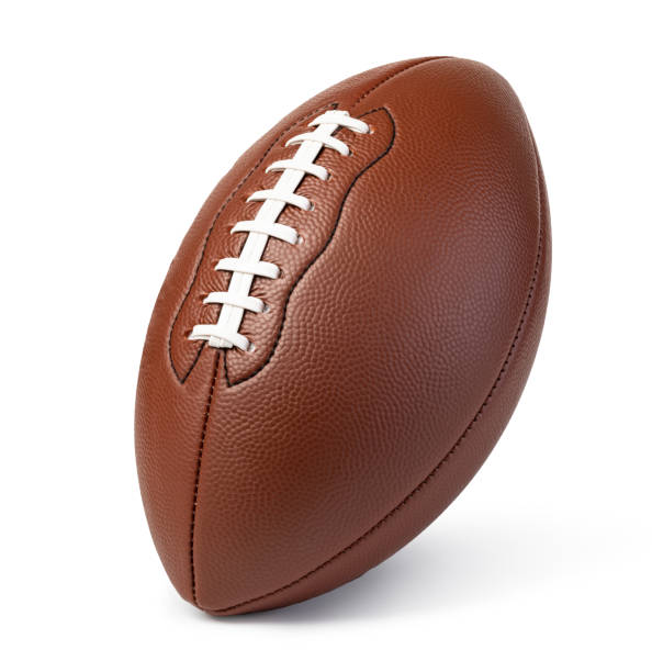 istock Leather American football ball 1173936338