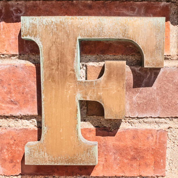 istock Metal Letter F 1173939205
