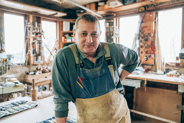istock Portrait of Senior Carpenter 1173941671