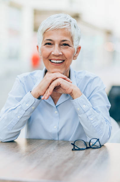 istock Happy Smiling Mature Woman 1173943831