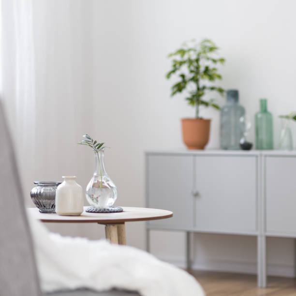 istock Coffee table and classic dresser 1173959993