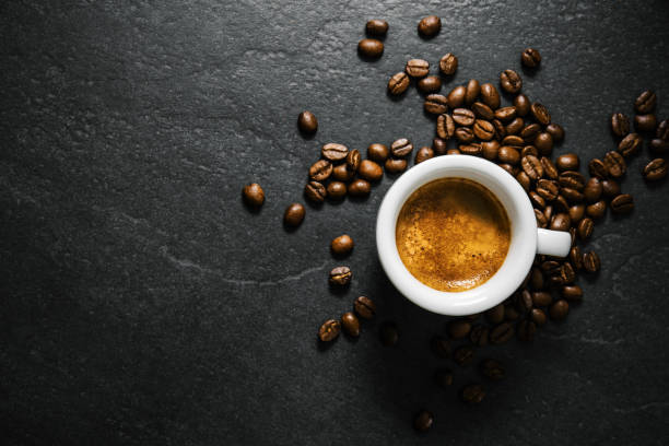 istock Cup of fresh made coffee served in cup 1173963441