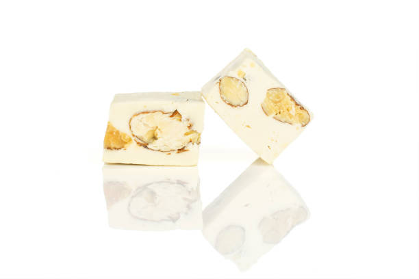 Bunch of spanish almond turron confection