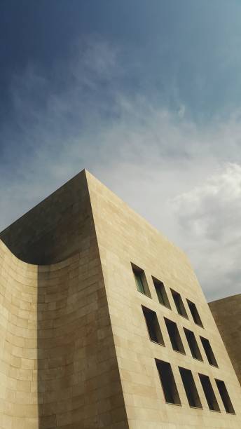 istock Background of a minimalistic building 1173974968