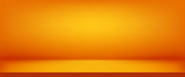 istock Luxury orange abstract background. Halloween layout design, studio, room. Business report paper with smooth gradient for banner, card. Vector illustration 1173992706
