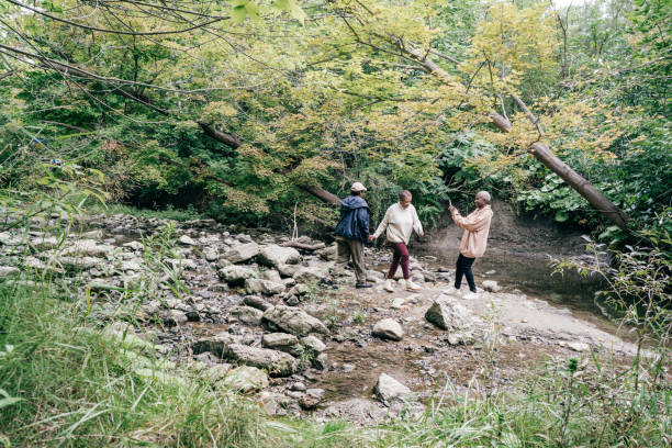 istock Active seniors taking photos for social media 1173998091