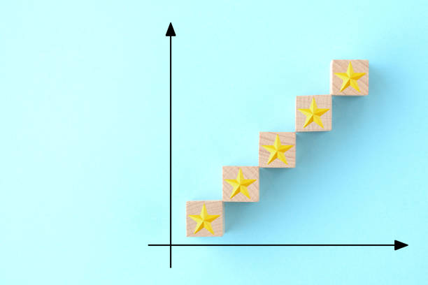 istock 5 stars assessment on light blue background 1173998812