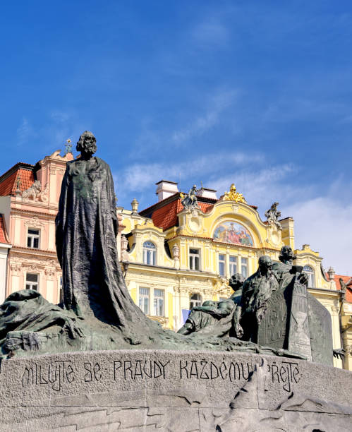 istock Jan Hus Memorial in Prague, Czech Republic. 1174004109