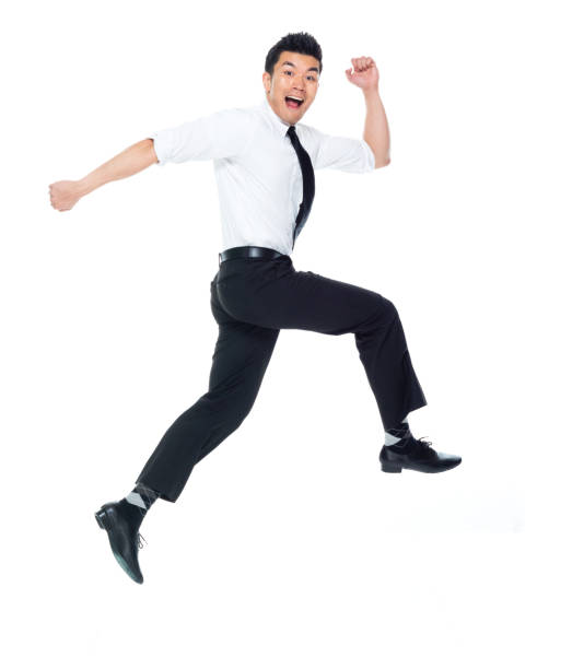 istock Handsome Asian Businessman - jumping 1174016544