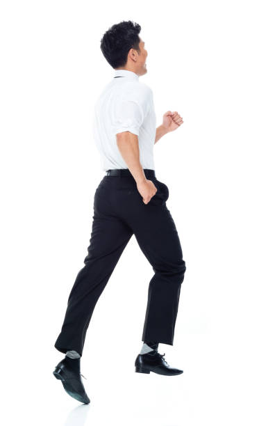 istock Handsome Asian Businessman - running 1174016759