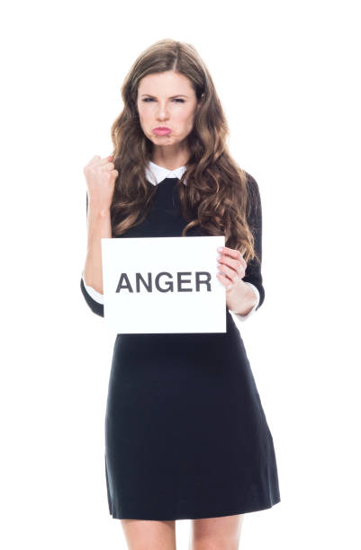 istock Beautiful young businesswoman is angry 1174017849
