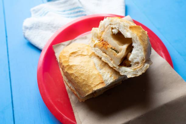 istock Mexican rajas tamal sandwich also called 