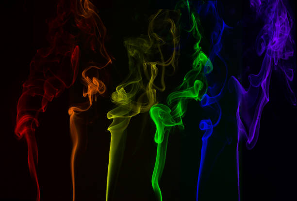 istock Creative composition of seperate smoke photos in a LGBTQI scheme 1174034222