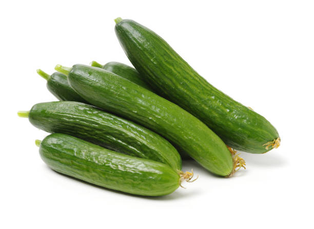istock Lebanese Cucumber isolated on white background 1174040964