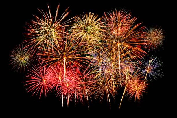 istock A large Fireworks Display event with Happy New Year 1174066076