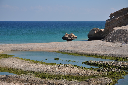 Coastal landscape, sultanate of Oman