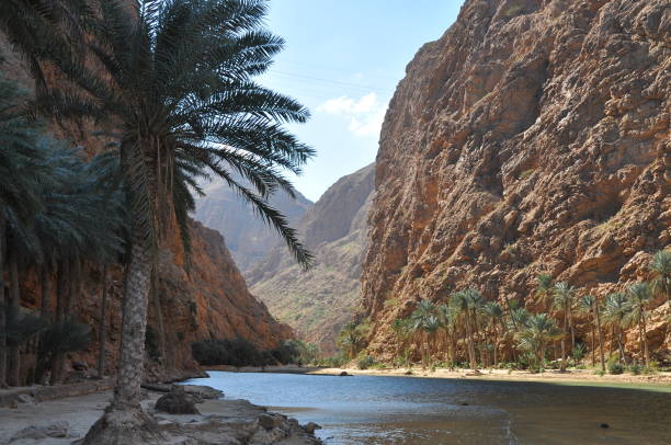 istock Panoramic view of Wadi Shaab, Oman 1174069939