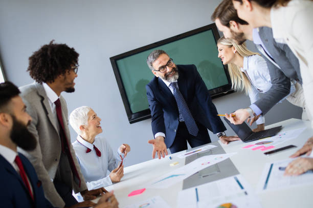 istock Business people conference and meeting in modern office 1174073682