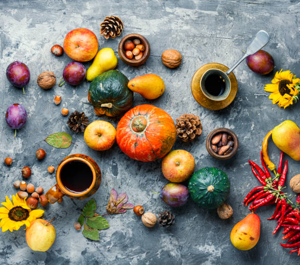 istock Autumn harvest still life 1174075653