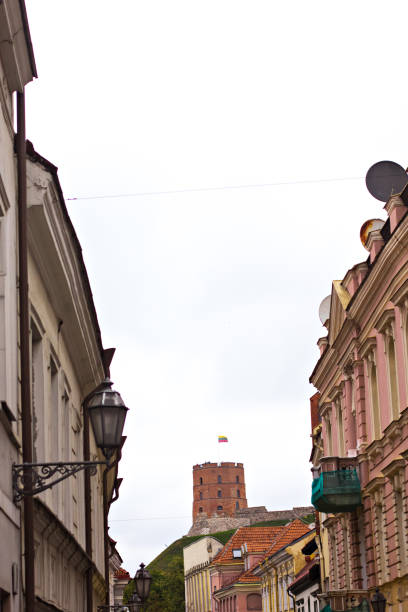 istock Ancient streets of Vilnius city 1174076486