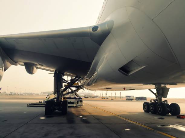 istock The plane is parked to wait to fly again. 1174092922
