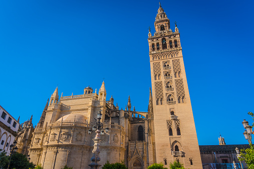 The Giralda was originally a minaret built in 1198 and converted into a bell tower in 1568. It is one of Seville's most important landmarks.
