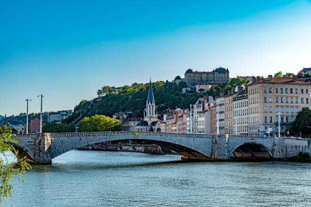 istock Church and apartments in Lyon 1174106023
