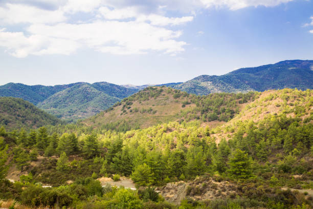 istock Mountain landscape. Cyprus island landscape 1174109358