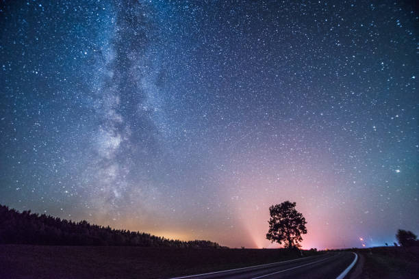 istock Clear sky with clearly visible milky way 1174110134