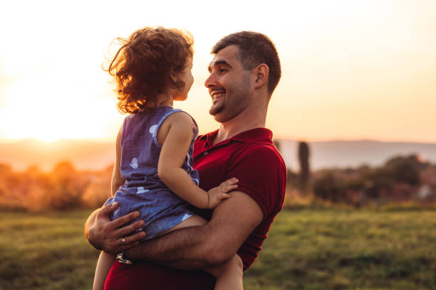 Fathers love and care for daugther