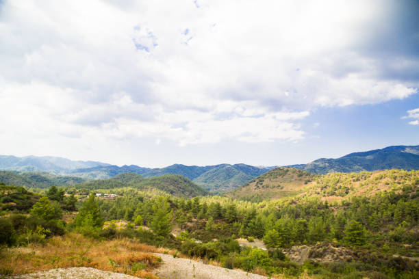 istock Mountain landscape. Cyprus island landscape 1174112352